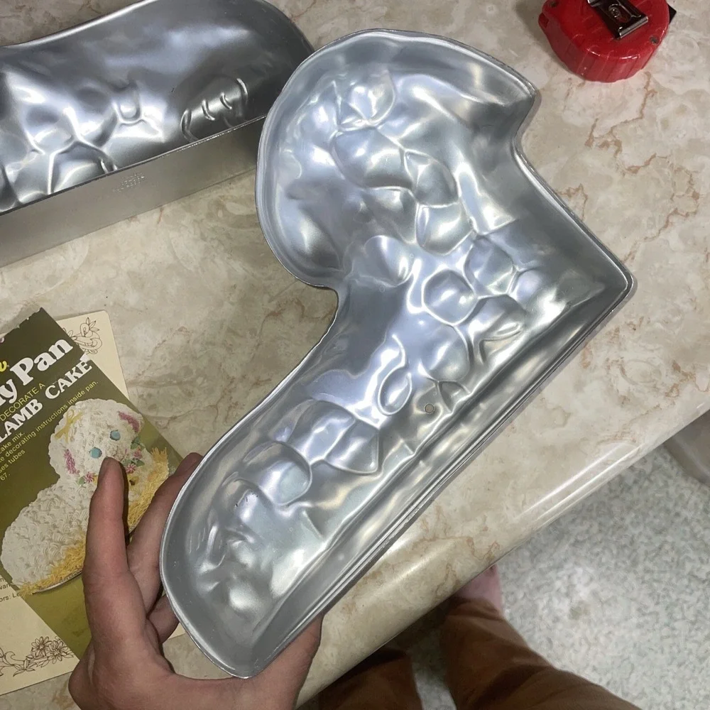 Lamb Cake Mold‎ Two Piece Milton Bakeware